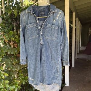 Lucky Brand Blue Denim Dress